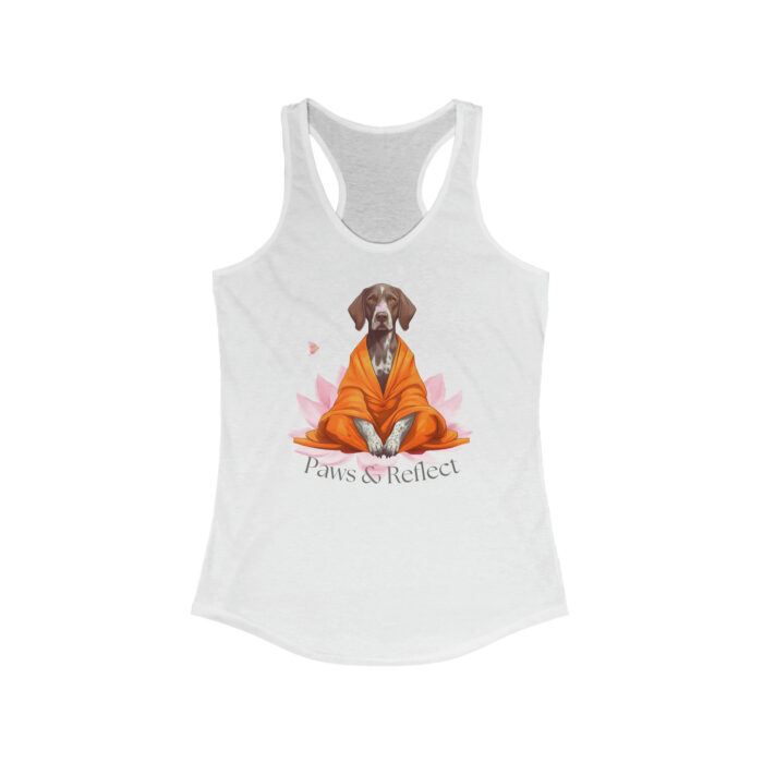 German Shorthaired Pointer Women's Yoga Top - Pointer Peace Design