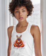 French Bulldog Women's Yoga Top - Unique Yoga Apparel with French Bulldog Design - Paws & Reflect