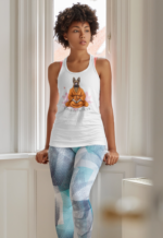 German Shepherd Women's Yoga Top - Shepherd Serenity Design