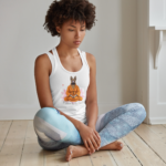 German Shepherd Women's Yoga Top - Shepherd Serenity Design